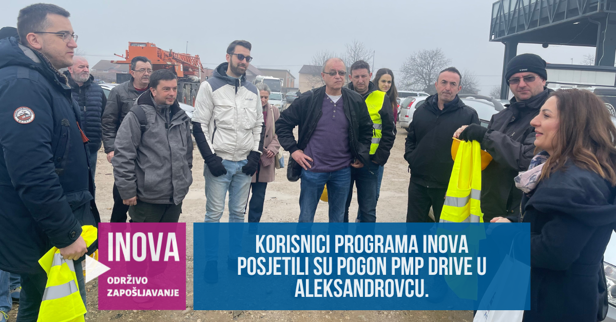 Korisnici programa INOVA posjetili su pogon PMP Drive u Aleksandrovcu.